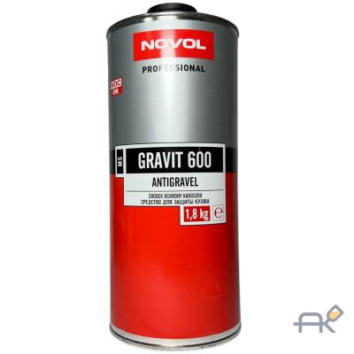 Антигравийное покрытие NOVOL GRAVIT 600 MS 1.8кг чёрный